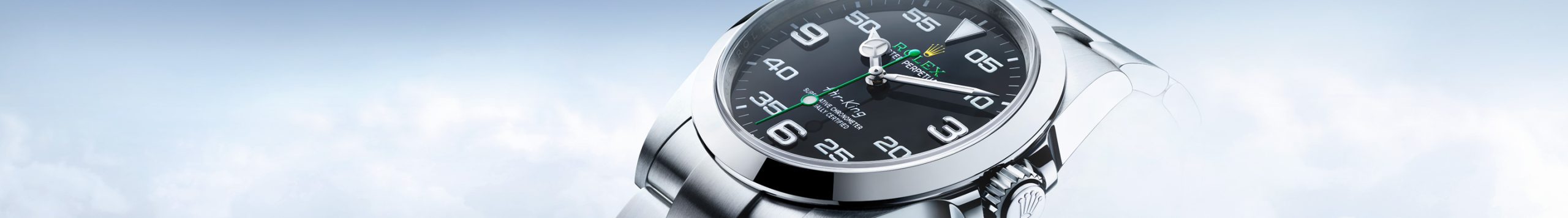 Rolex Air-King collection page banner