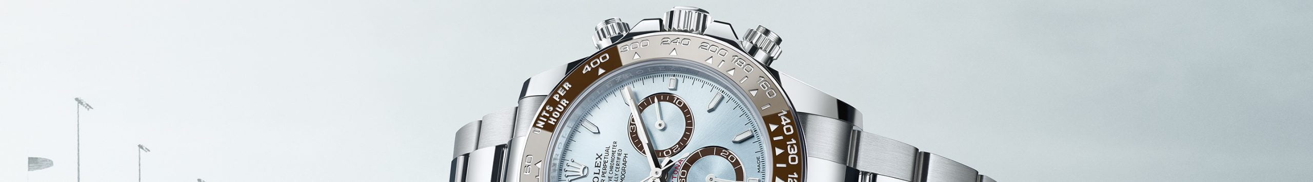 Rolex Cosmograph Daytona collection page banner Rolex Cosmograph Daytona collection page banner