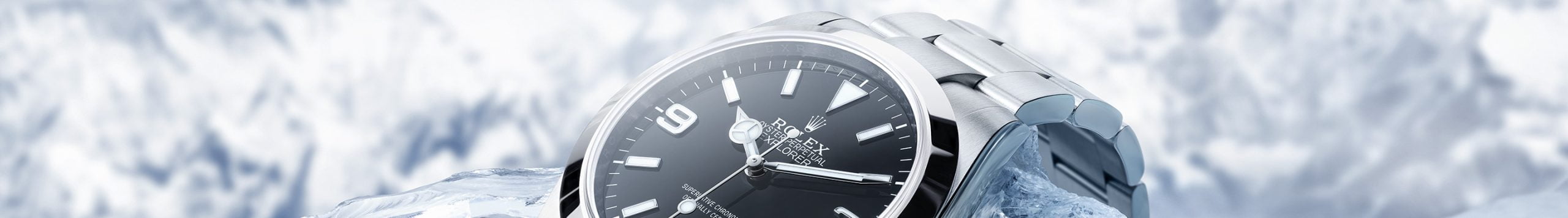 Rolex Explorer collection page banner