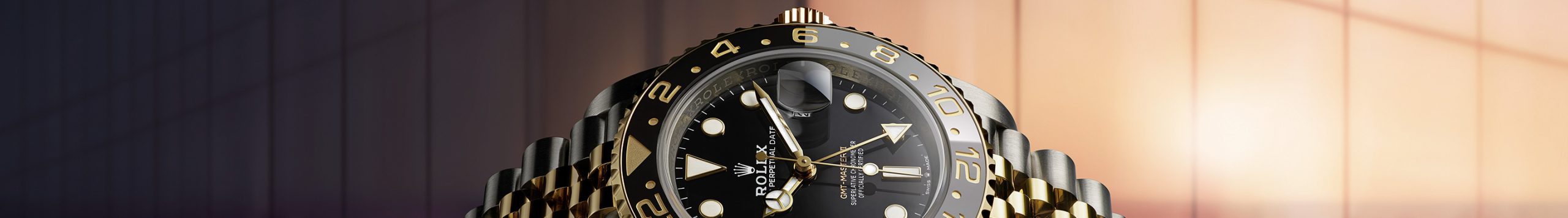 Rolex GMT-Master II collection page banner Rolex GMT-Master II collection page banner