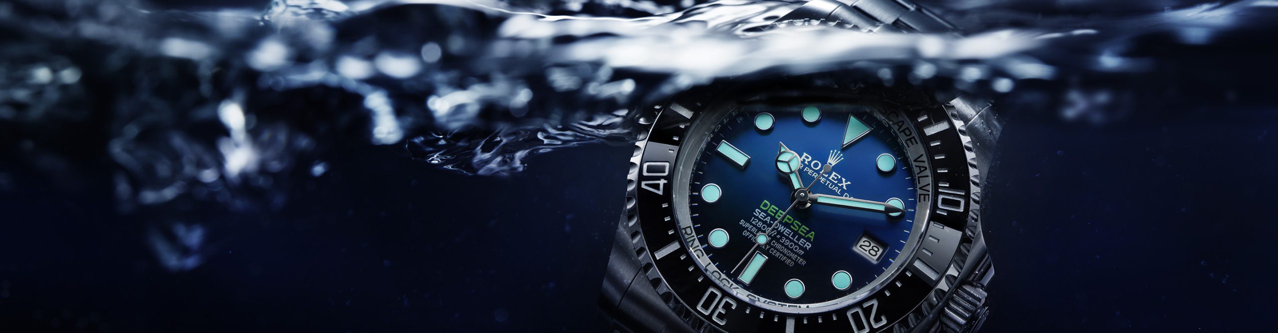 Rolex Deepsea collection page banner