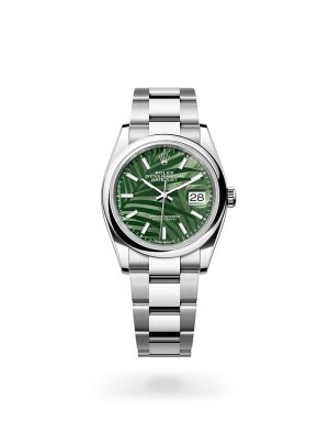 Rolex Datejust 36 in Oystersteel with Domed Bezel
