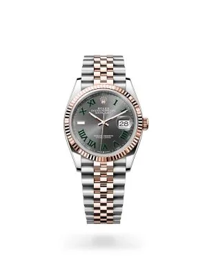 Rolex Datejust 36 in Everose Rolesor with Fluted Bezel