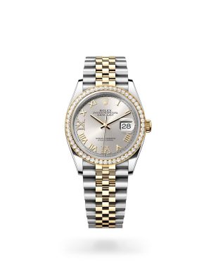 Rolex Datejust 36 in Yellow Rolesor with Diamond Set Bezel