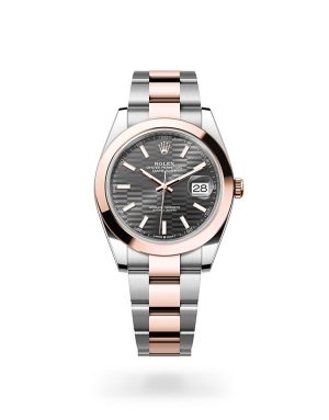Rolex Datejust 41 in Everose Rolesor with Smooth Bezel