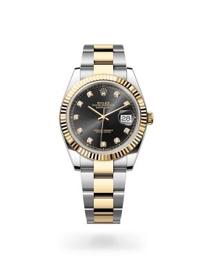 Rolex Datejust 41 in Yellow Rolesor with Fluted Bezel