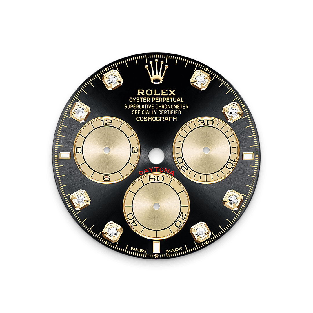 Rolex Bright black and golden dial - Swee Cheong Watch