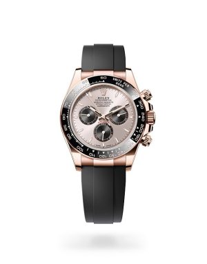 Rolex Cosmograph Daytona in 18 ct Everose Gold with Black Monobloc Cerachrom Bezel