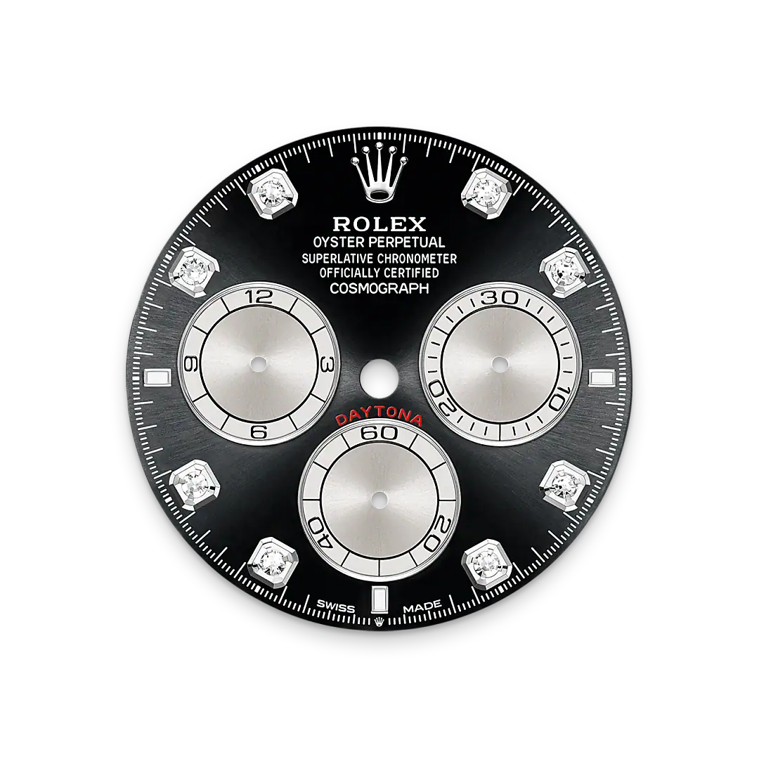 Rolex Bright black and steel dial - Swee Cheong Watch