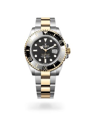 Rolex Sea-Dweller in Yellow Rolesor with Unidirectional Rotatable Bezel