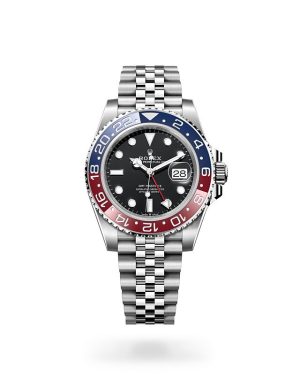 Rolex GMT Master II in Oystersteel with Bidirectional Rotatable Bezel