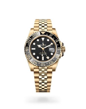 Rolex GMT-Master II in 18 ct Yellow Gold with Bidirectional Rotatable Bezel