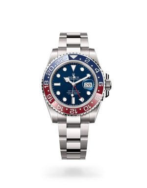 Rolex GMT-Master II in 18 ct White Gold with Bidirectional Rotatable Bezel