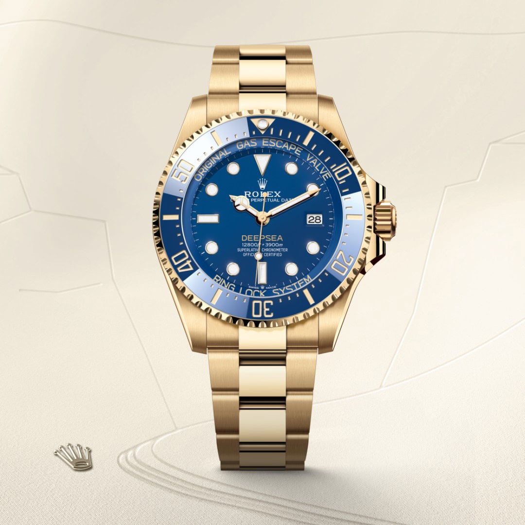 Rolex Deepsea 18 ct yellow gold, M136668LB-0001