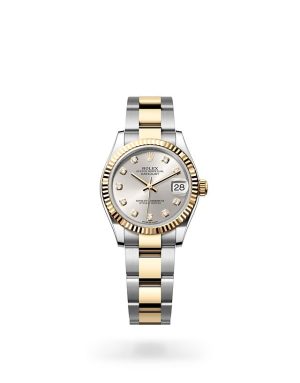 Rolex Dayjust 31 in Yellow Rolesor with Fluted Bezel