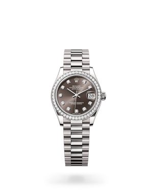 Rolex Datejust 31 in 18 ct White Gold with Diamond Set Bezel