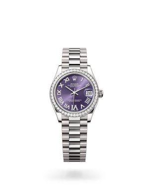 Rolex Datejust 31 in 18 ct White Gold with Diamond Set Bezel