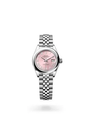 Rolex Lady-Datejust in Oystersteel with Domed Bezel