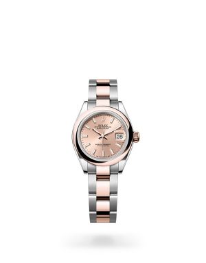 Rolex Lady-Datejust in Everose Rolesor with Domed Bezel