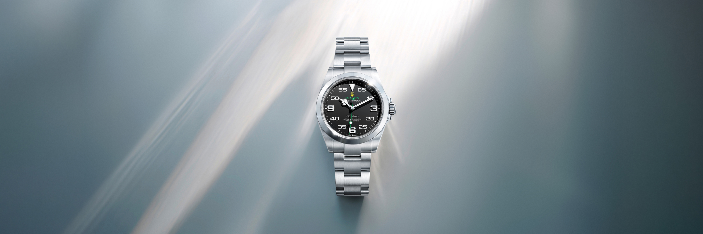 Sepanduk Rolex Air-King - Swee Cheong Watch