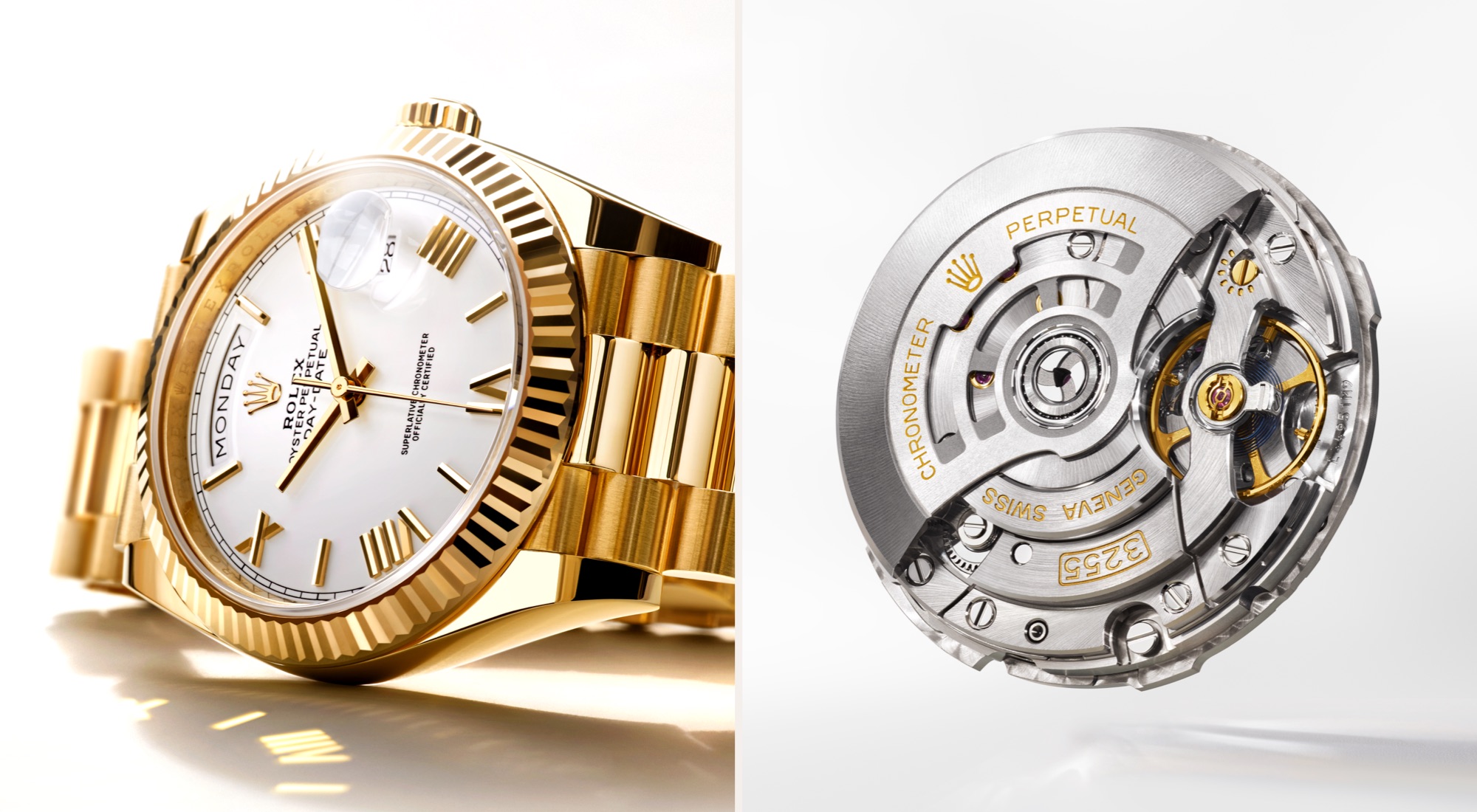 Rolex Day-Date and Perpetual Calibre 3255 - Swee Cheong Jewellery & Watch