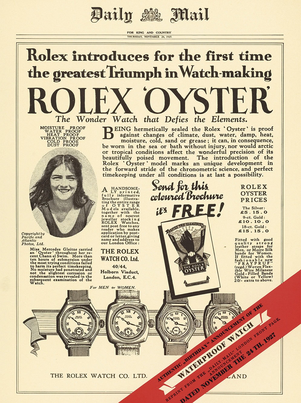 Rolex Oyster News - Swee Cheong Watch