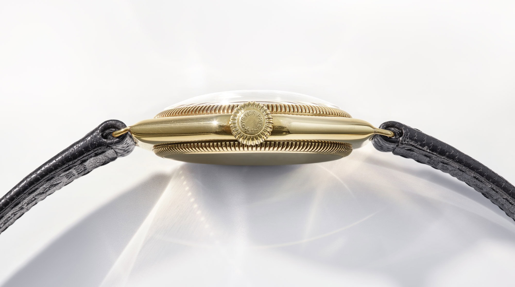 Side View of Rolex Oyster Perpetual - Swee Cheong Watch